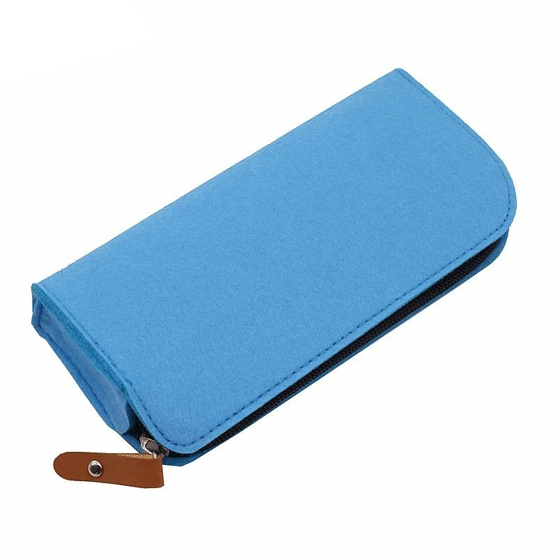 Filz Feder mäppchen 19,5 cm Schüler Stift Tasche Büro Lagerung