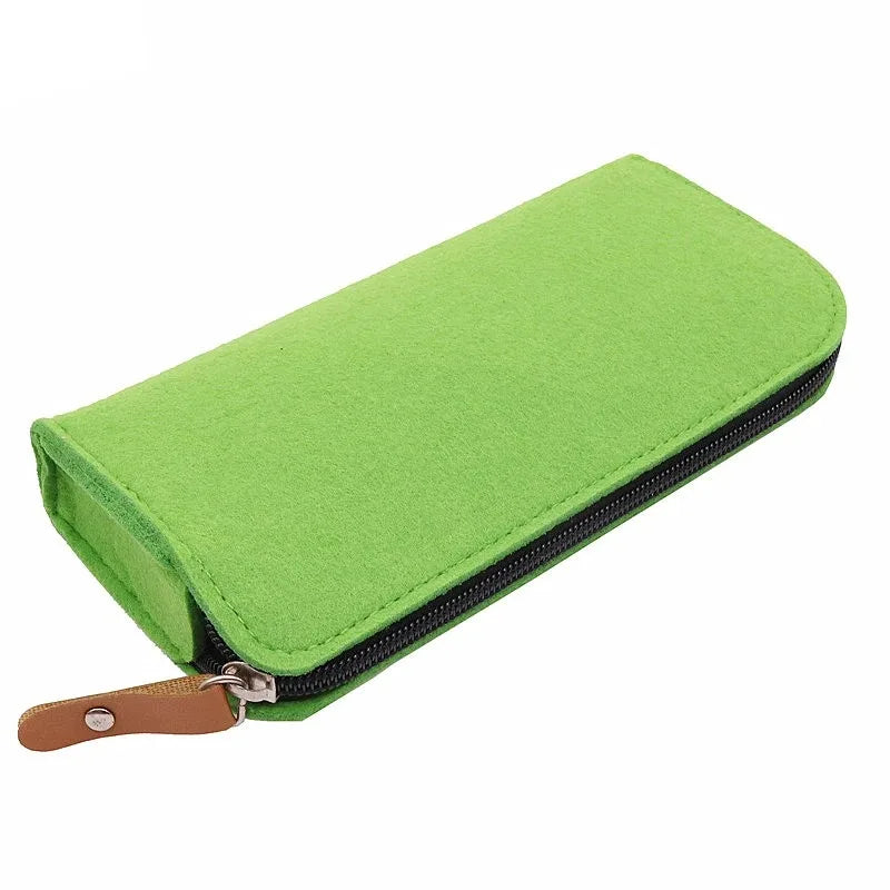 Filz Feder mäppchen 19,5 cm Schüler Stift Tasche Büro Lagerung