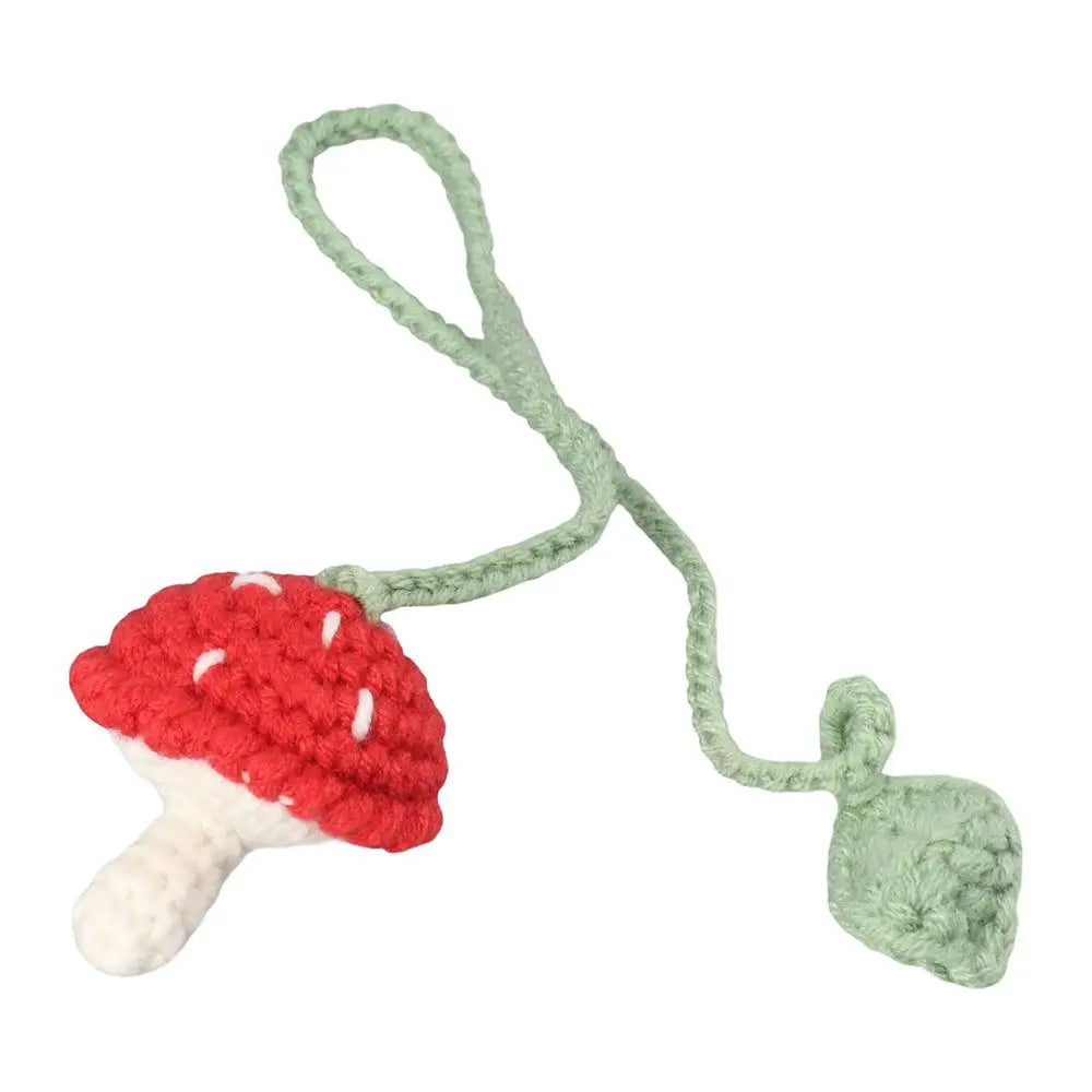 Niedliche 3D Lesezeichen mit Pilz und Blatt Design für Buchliebhaber