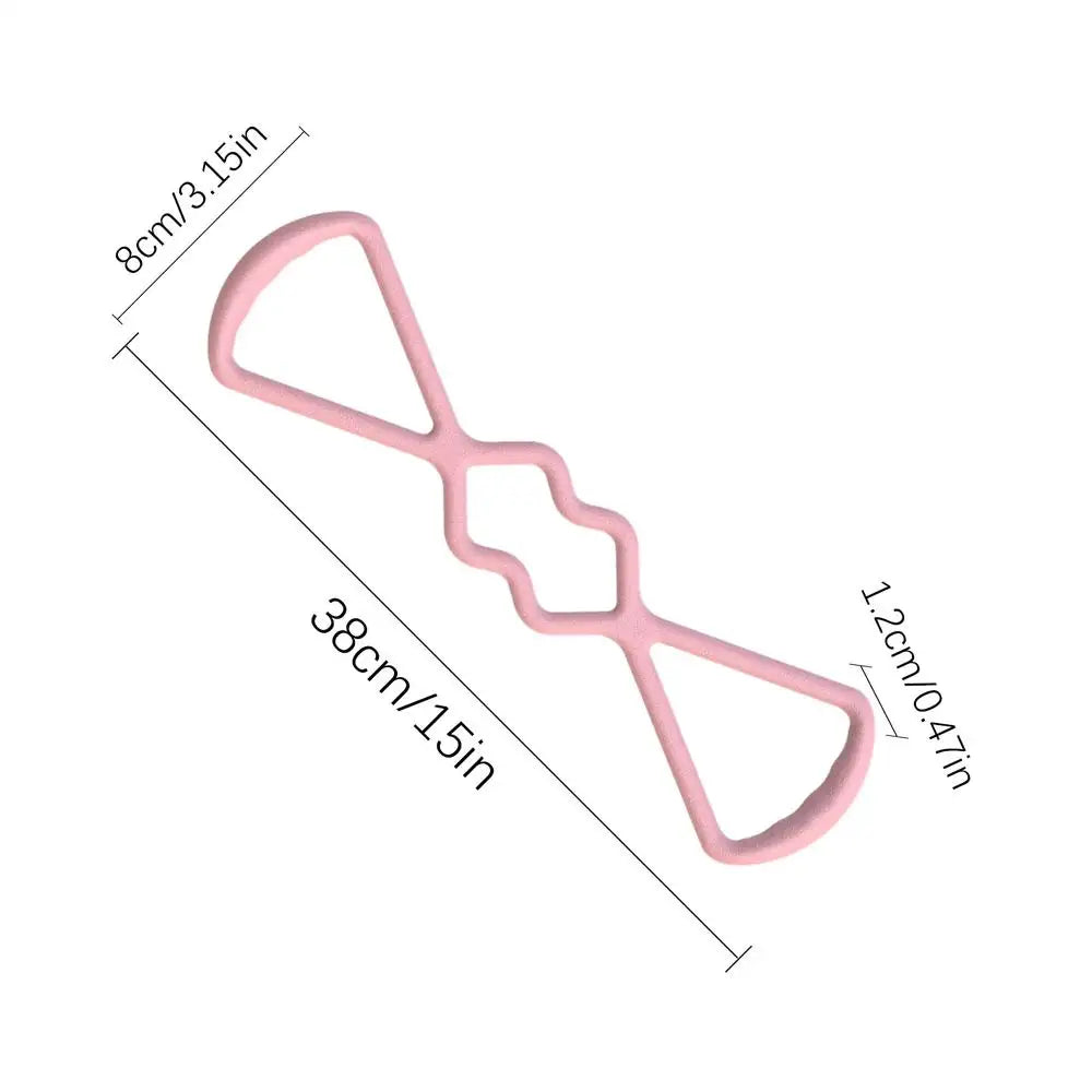 Elastische 8-förmige Widerstandsbänder für Fitness Schulter Rücken Training