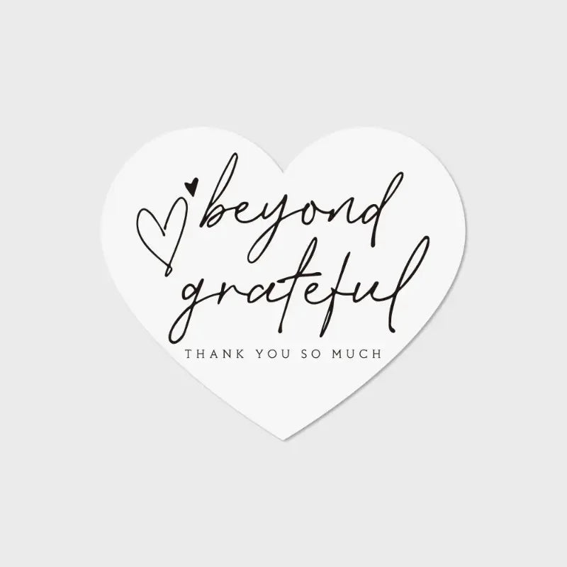 Dankeskarten für Kleinunternehmen mit rosa Herz Design