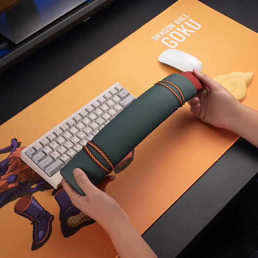 Ergonomisches Mauspad - Tastatur Handgelenkauflage Memory Schaum für Büro - Laptop