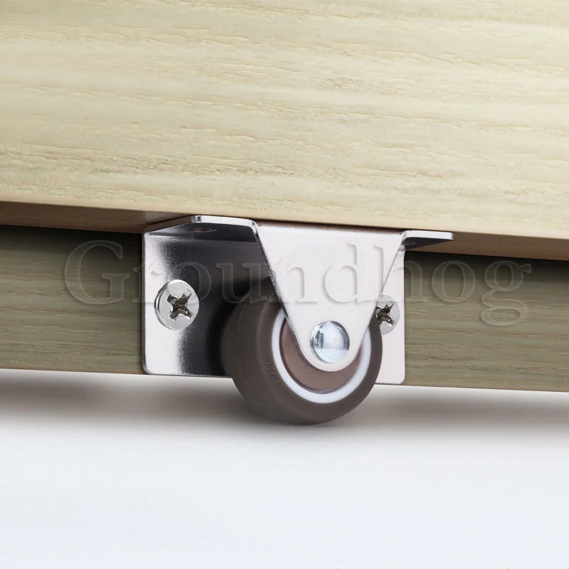 4 Stück Möbel Fußrolle 1 Zoll oder 1.25 Zoll für seitliche Montage