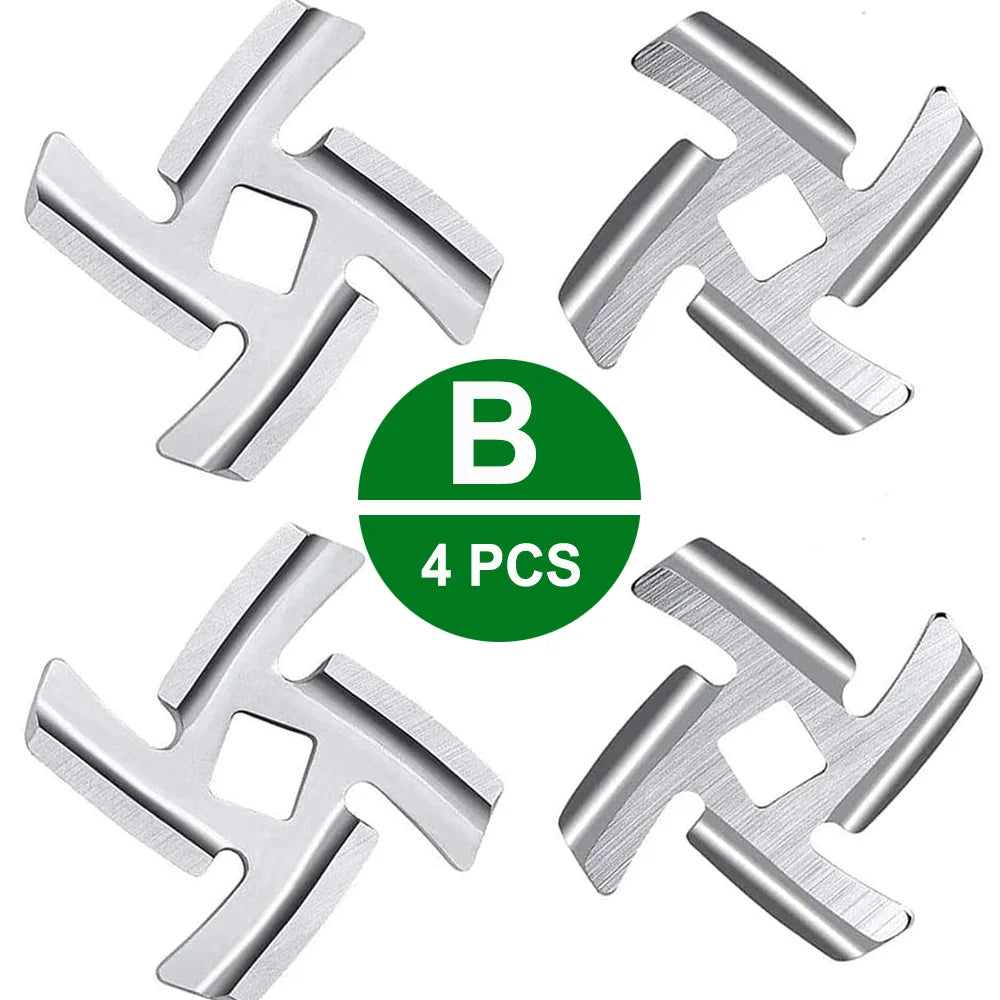 Edelstahl Fleischwolfklingen und Plattenscheiben Ersatzteile Größe 5