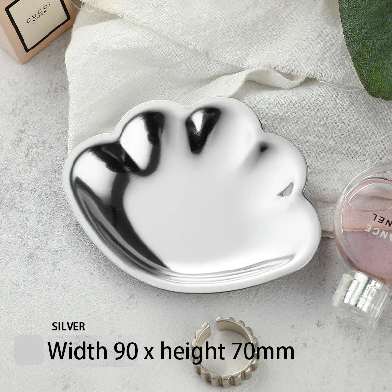 Edelstahl Tablett für Kosmetik und Schmuck – Modern & Praktisch-Yabubest - Home & More