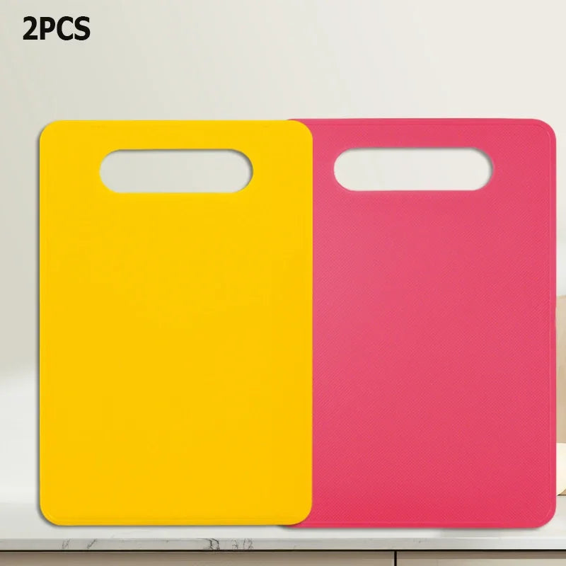 Flexibles Küchenschneidebrett aus Kunststoff rutschfest für Fleisch Gemüse