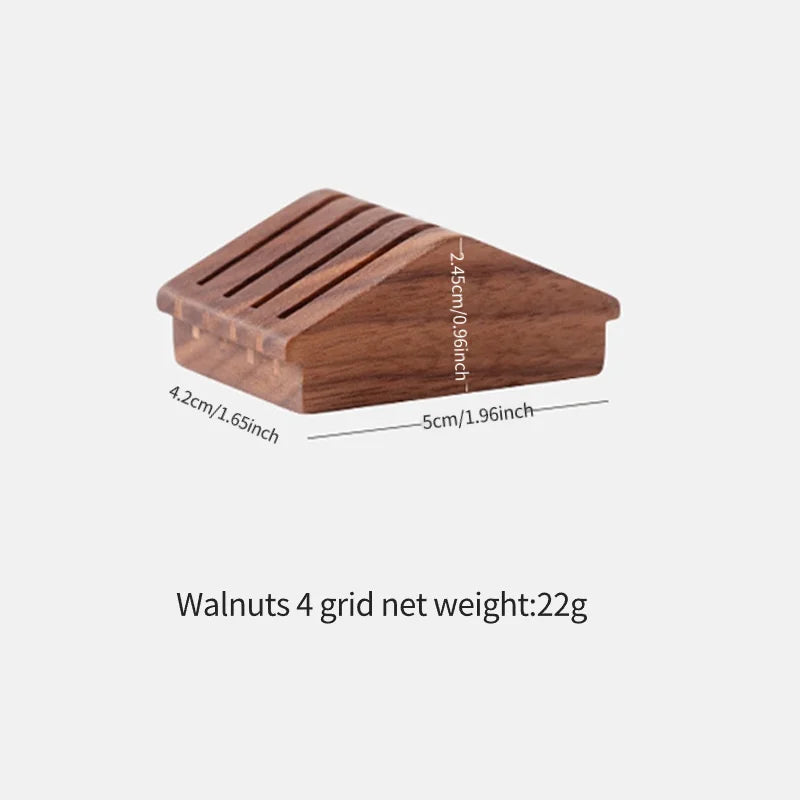 Wiederverwendbarer Holz Kaffeefilterhalter für Espresso Siebträger