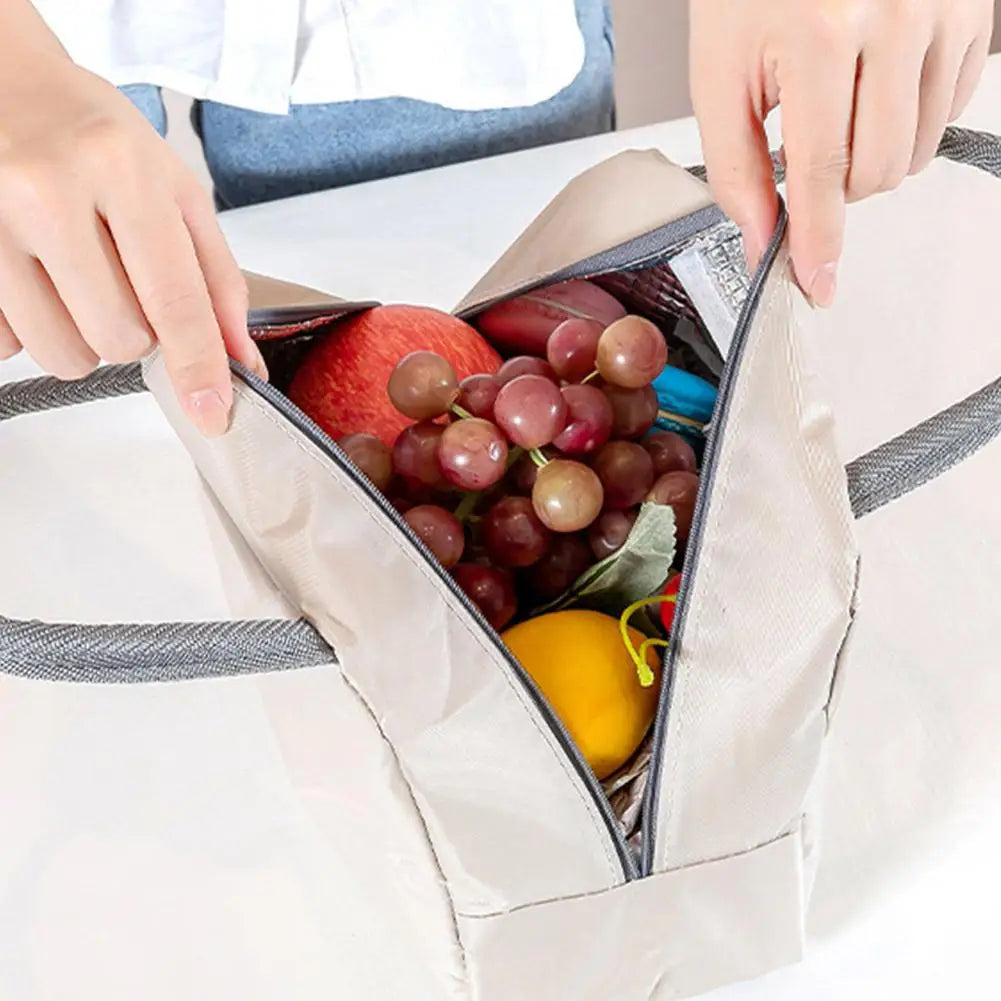 Isolierte Lunchtasche mit großem Fassungsvermögen für Alltag - Picknick