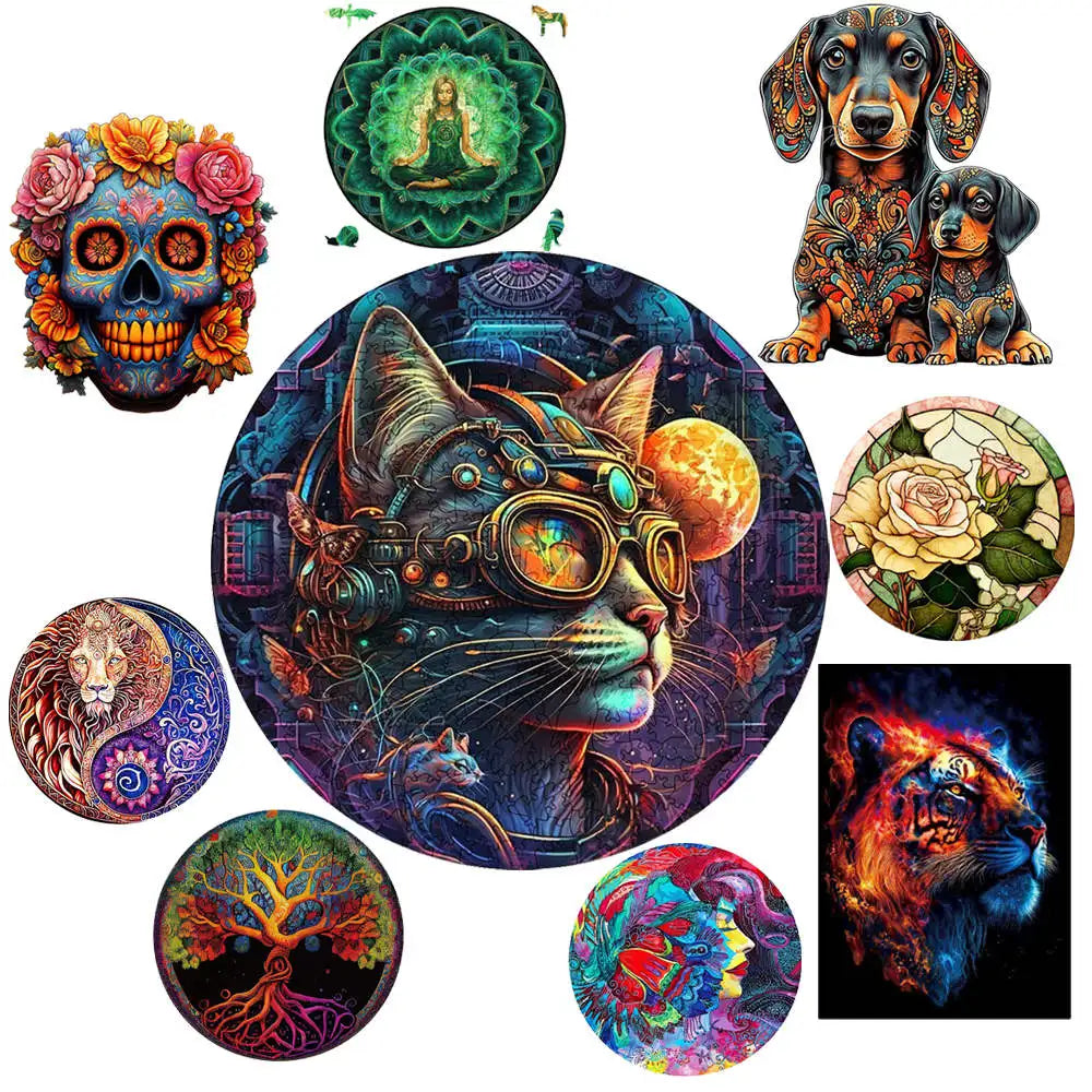 Faszinierendes 3D Holzpuzzle für entspannende Stunden und Kreativität