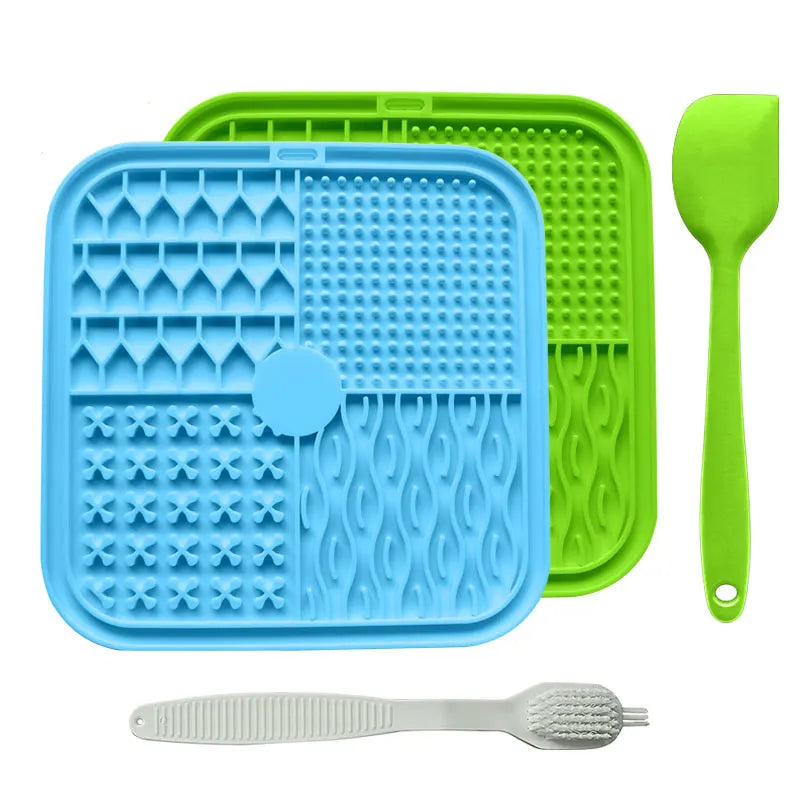 Beruhigende Leckmatte für Hunde mit Saugnapf – Langsames Füttern