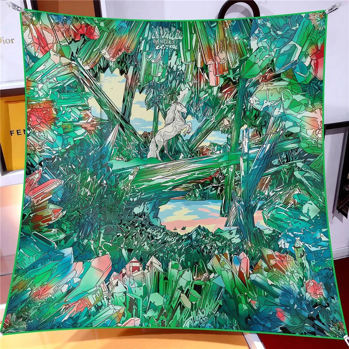 Stylisches bedrucktes Bandana Kopftuch Unisex vielseitig tragbar