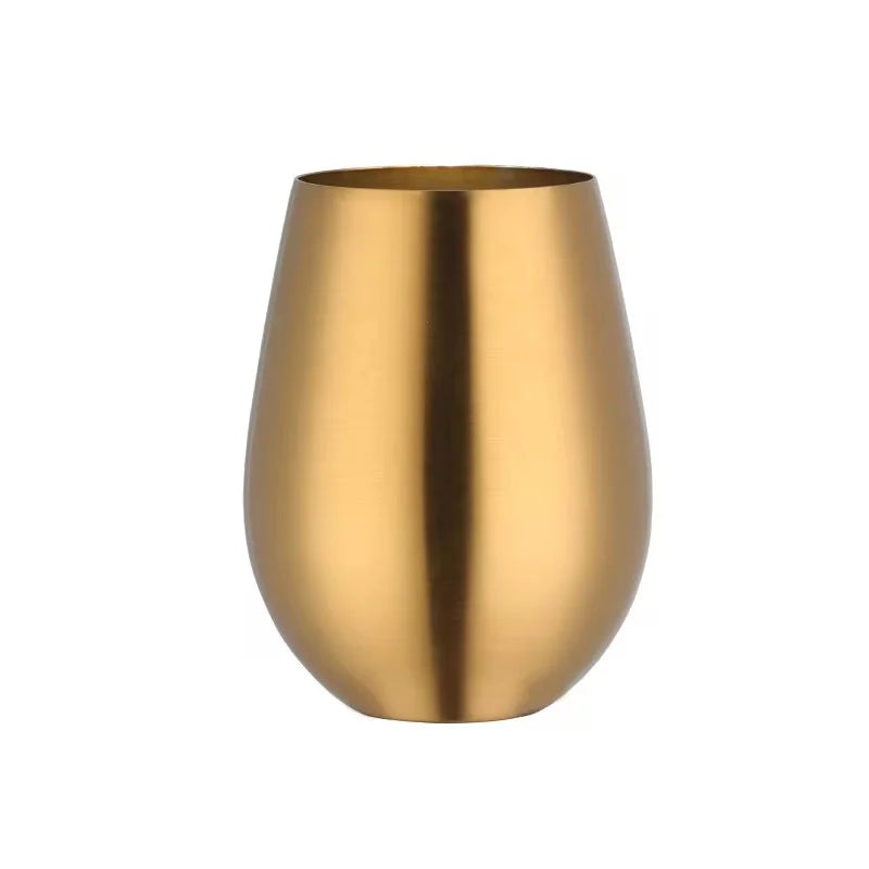Stilvoll - Robust: 500 ml Edelstahl Trinkbecher in Rose Gold für Bar - Outdoor
