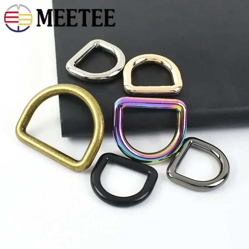 20 Metall O D Ring Schnallen 10-38mm für Taschen Gürtel Hund Kragen DIY