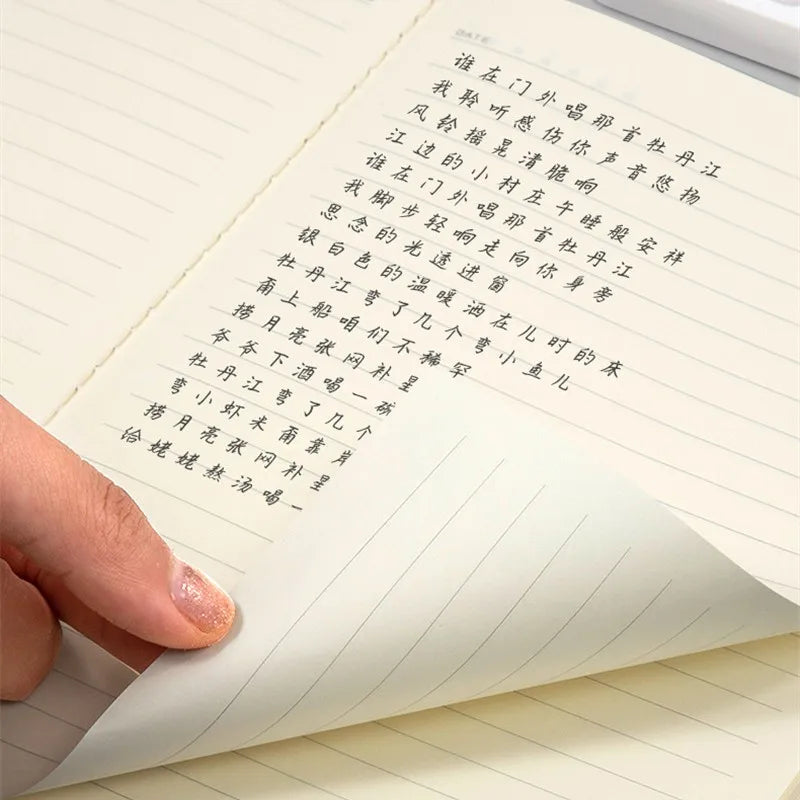 Notizbuch A4 A5 B5 – liniert, kariert oder blanko für Büro und Schule-Yabubest - Home & More