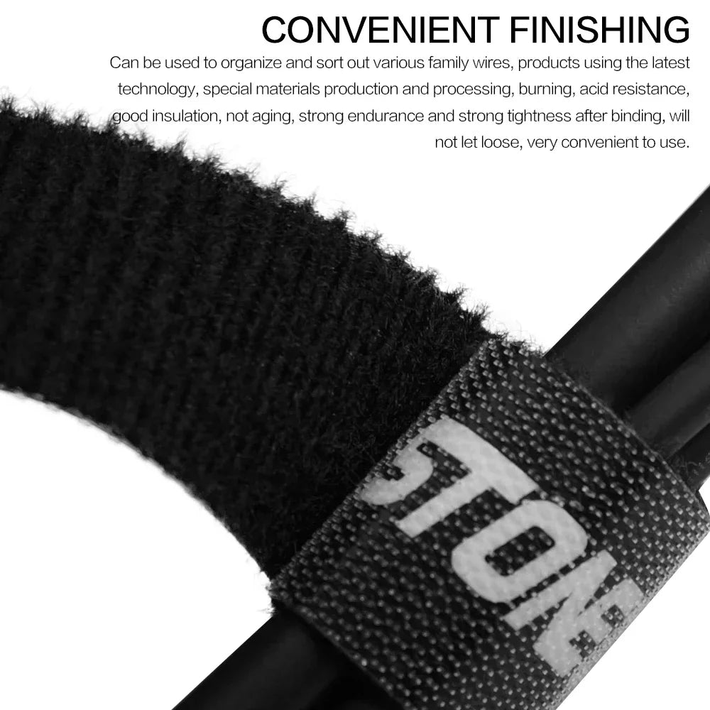 Doppelseitiges Kabelbinder Set für ordentliche Kabelorganisation Zuhause