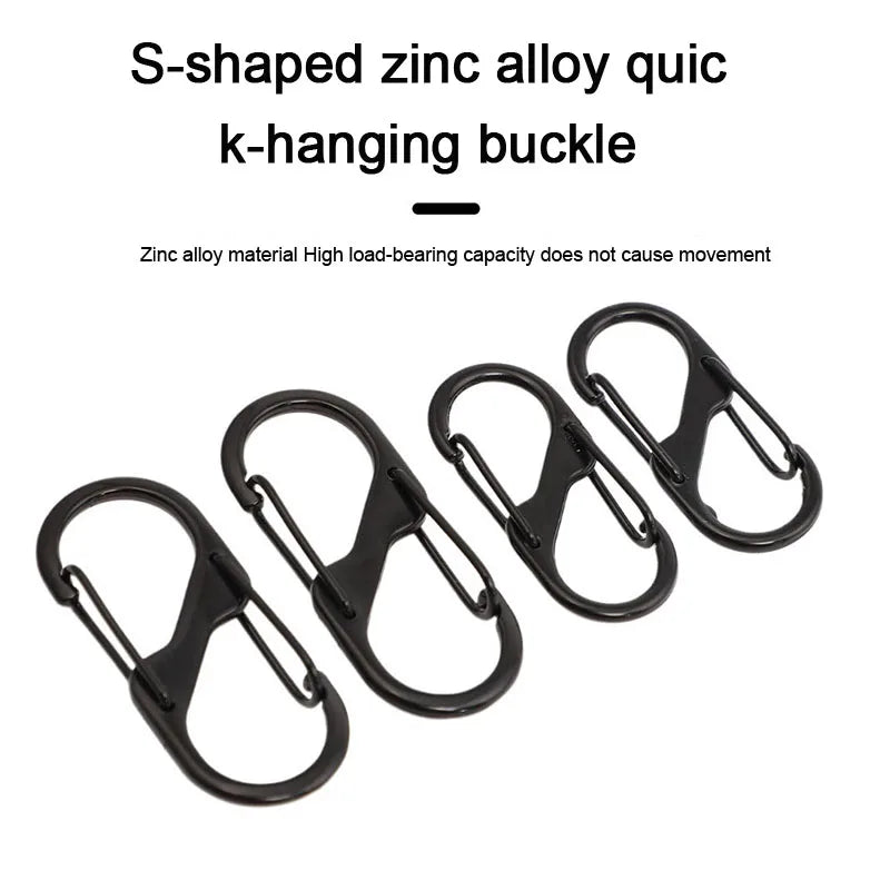 5 Oder 10 Taktische S Typ Karabiner Aluminium Schlüsselbund Camping