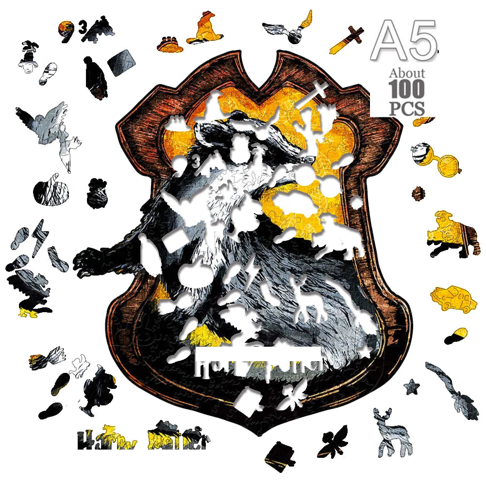 3D Holzpuzzle Tier Formen für Kinder und Erwachsene