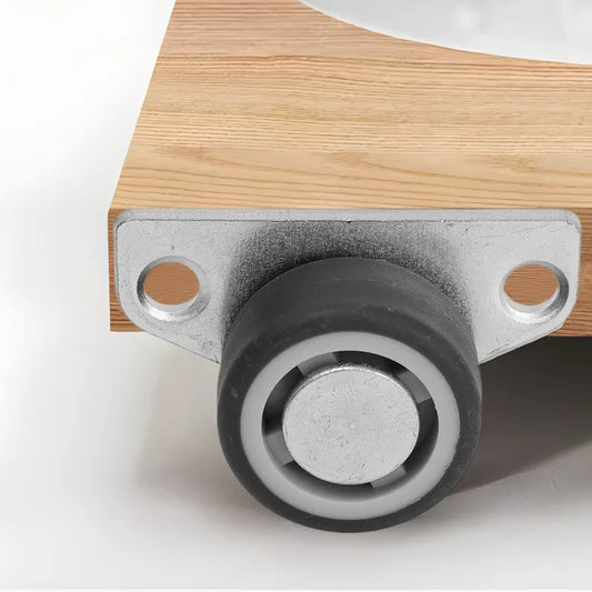 Leise TPE-Gummi Möbel-Rollen mit verzinktem Stahl, robust - rostfrei