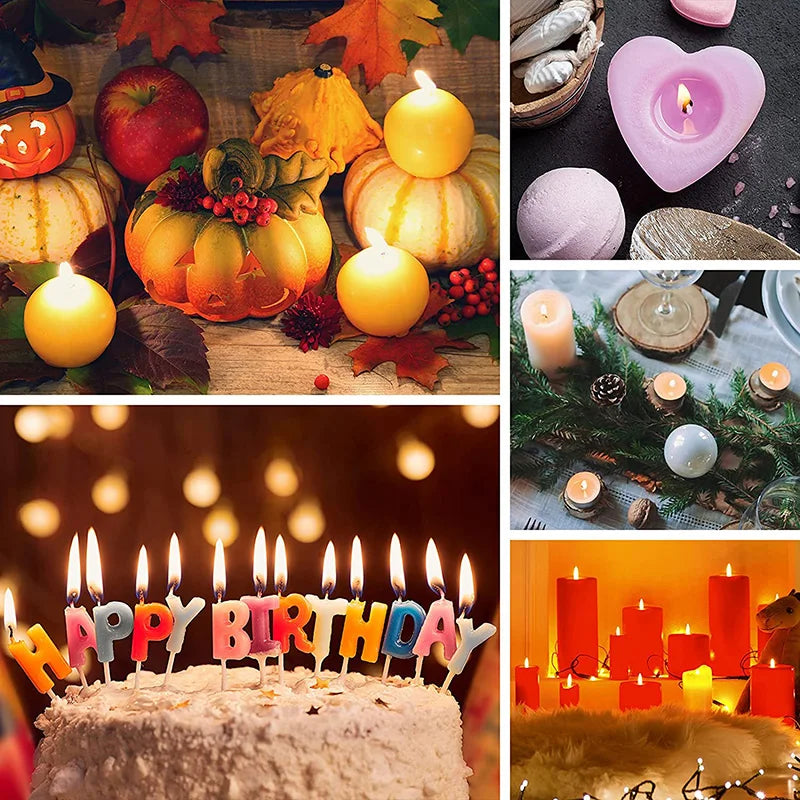 61m Baumwolle Geflecht Docht Kerze Docht 2mm breit für DIY Kerzen