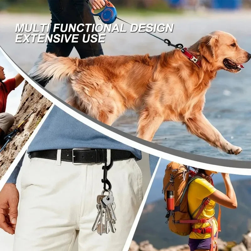 Robuste Doppelseitige Karabinerhaken f&uuml;r Outdoor und Haushal