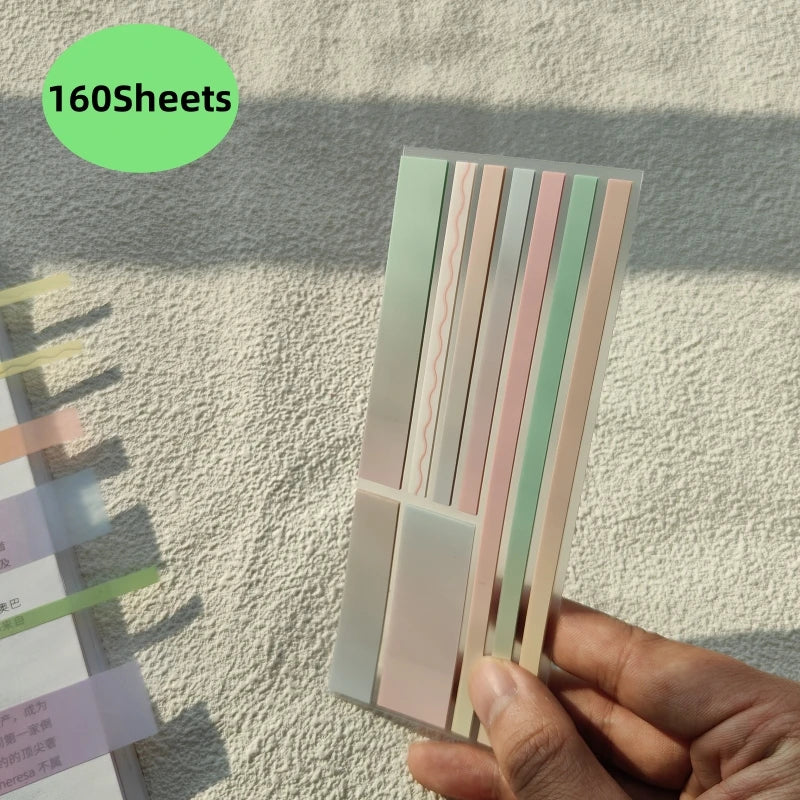 160/180x Seitenmarkierungen Haftnotizen - Wiederverwendbare Akten Index Aufkleber Tabs