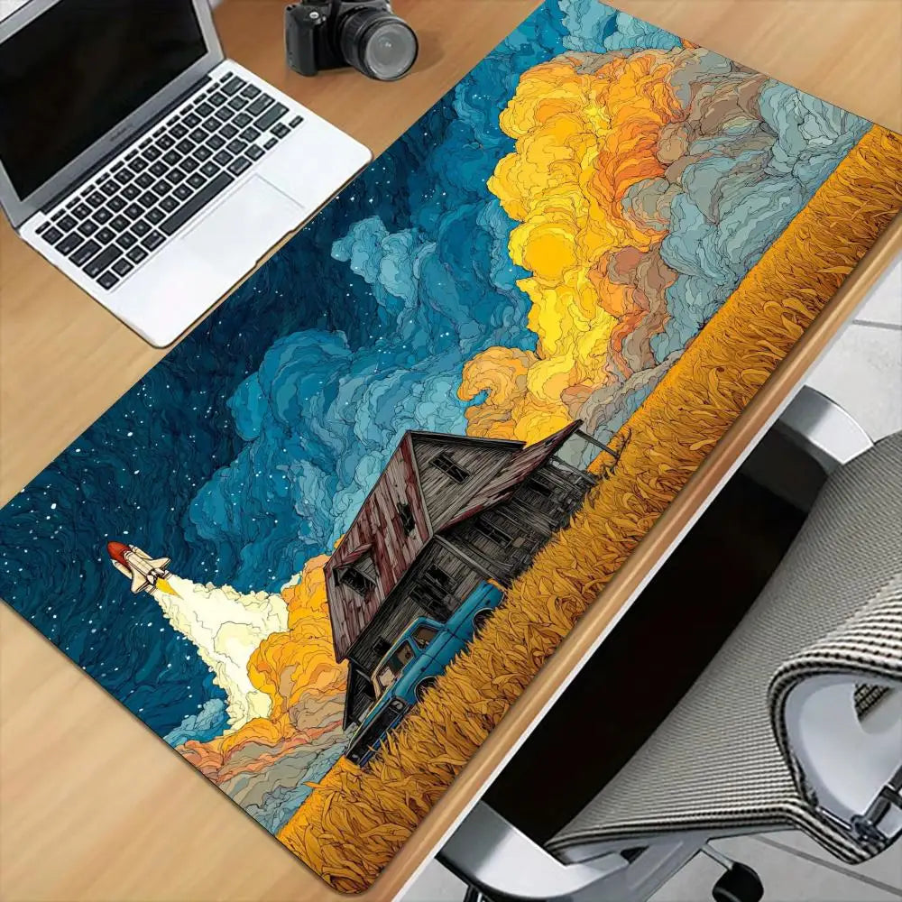 Großes Mauspad für präzises Arbeiten und Gaming mit Komfort