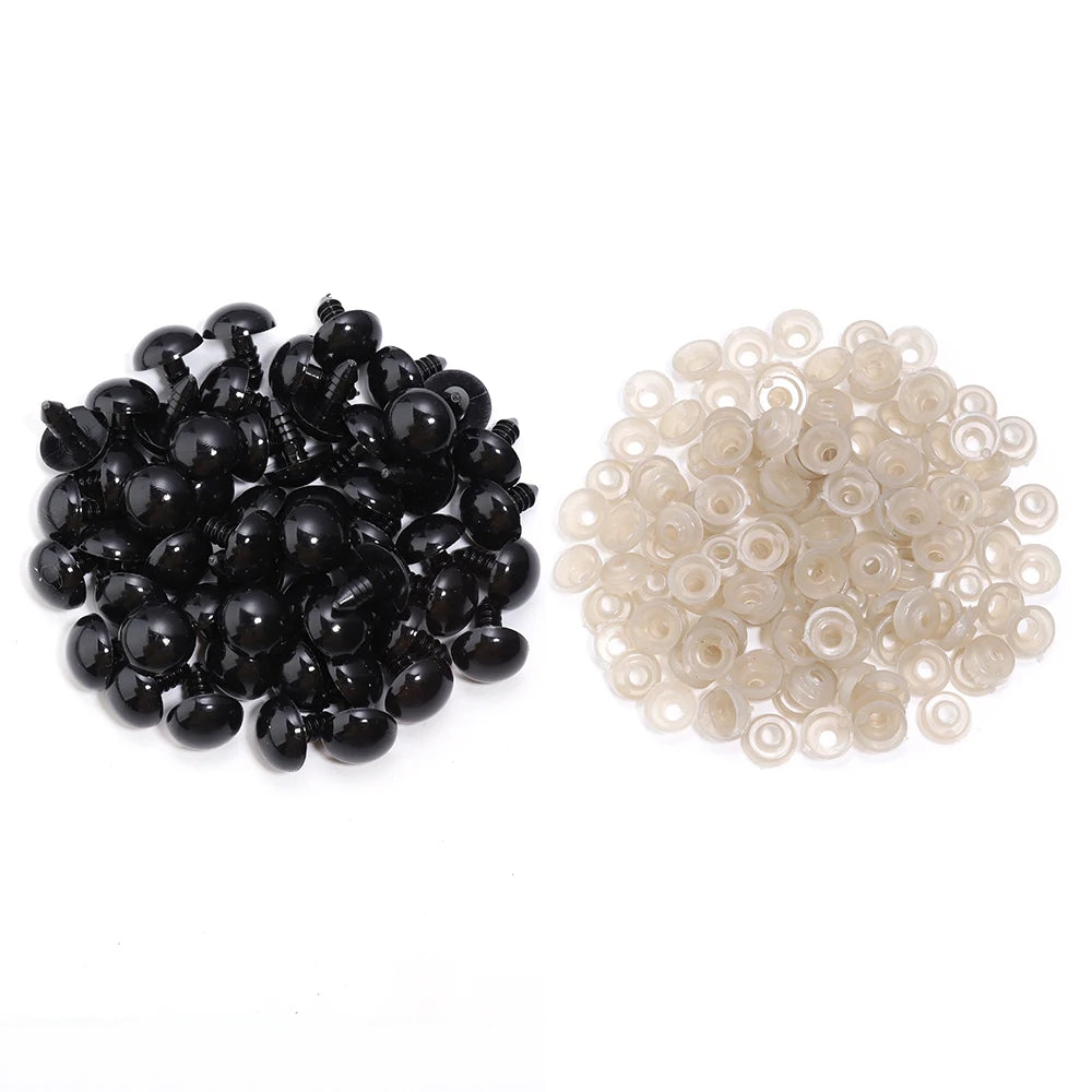Sicherheitsaugen aus Kunststoff für DIY Puppen & Plüschtiere (8-20mm)