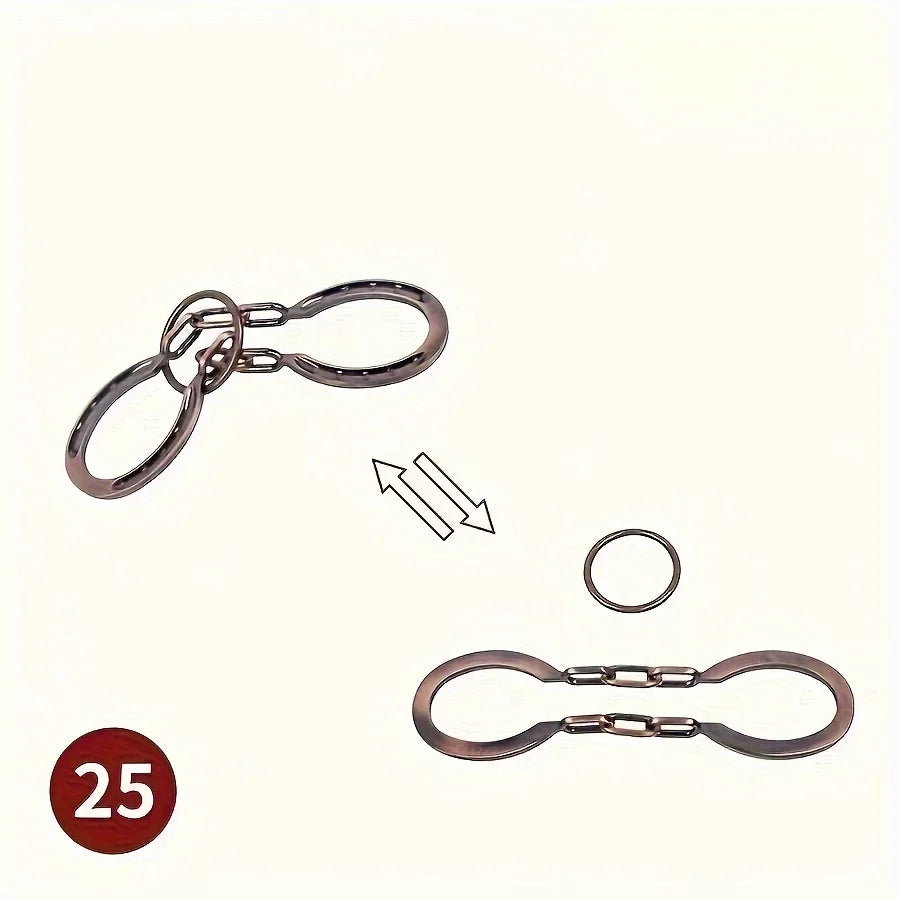 Herausforderndes 3D Metall-Puzzlespiel für Konzentration und Logik