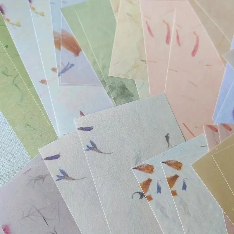 60-teiliges Vintage Collage Papierset für kreatives Scrapbooking DIY