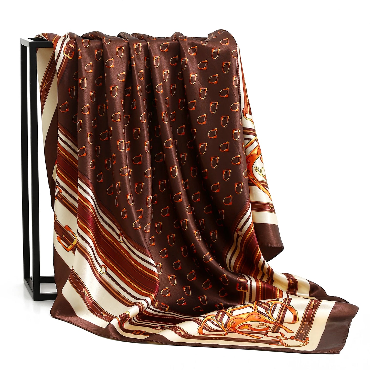 Stilvolles Polyester Halstuch für Damen - Vielseitiger Retro Look