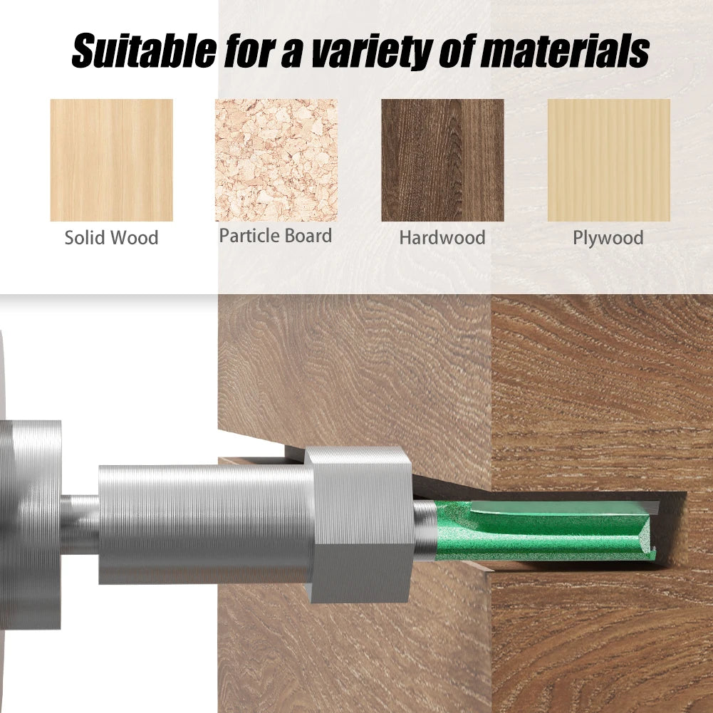 Wolfram Hartmetall Router Bit mit Doppel-Flöte für Holz in verschiedenen Größen