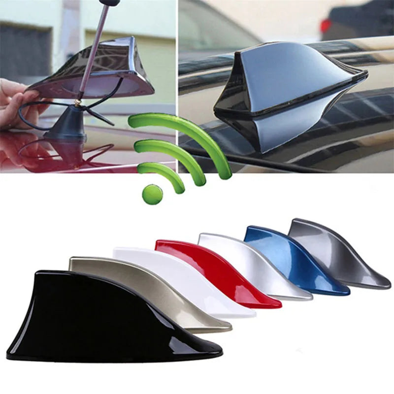 Universal Shark Fin Autoantenne – wetterfest, starkes FM/AM Signal, einfache Montage