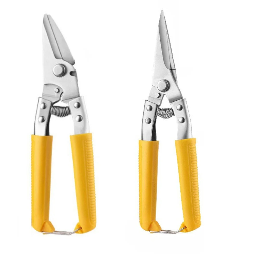 Schere aus Edelstahl mit verdickter Klinge für starkes Metallschneiden