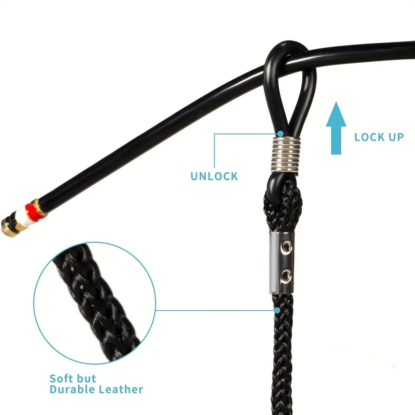 12er Set verstellbare Brillenbandhalter rutschfestes Brillenschnurseil Nylon