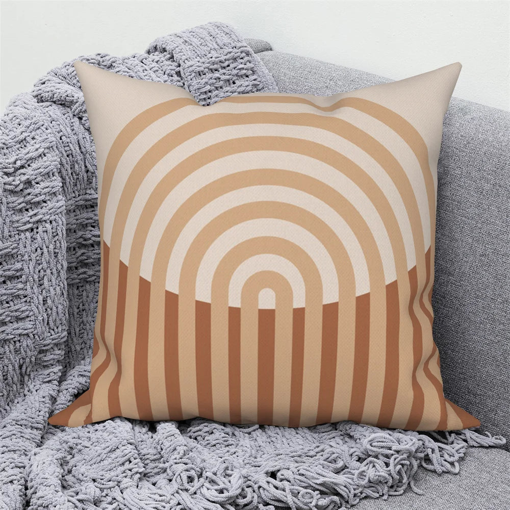 Dekorativer Kissenbezug mit abstrakten Zweigen für Zuhause und Auto