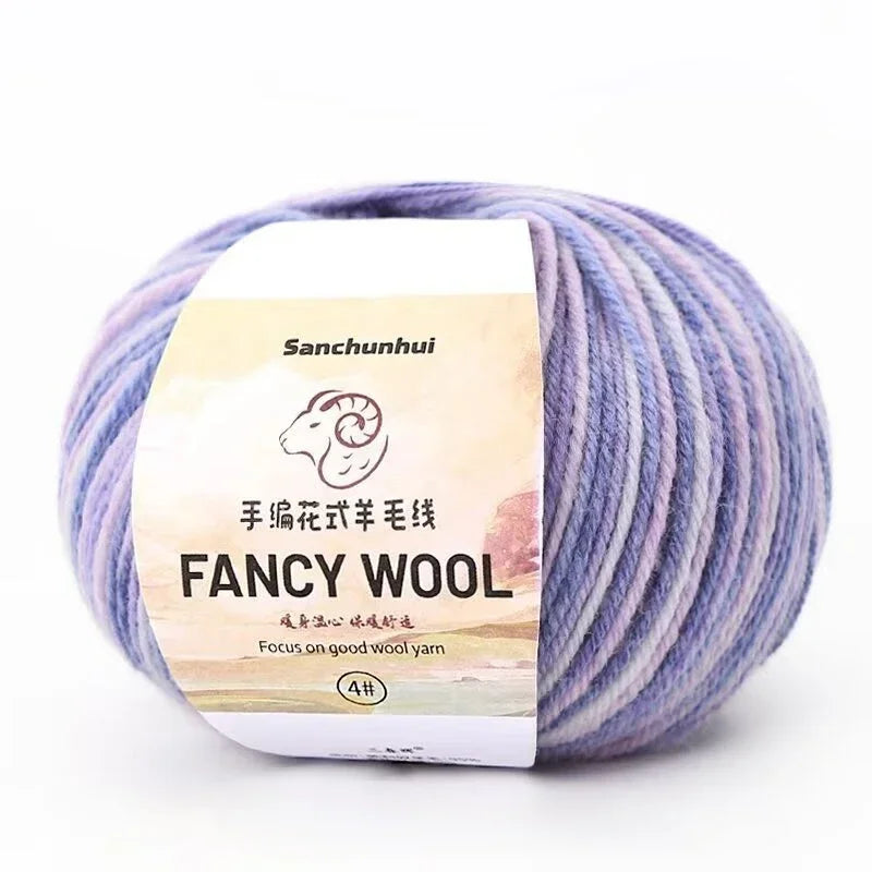 50g Farbverlauf Wolle Acryl Mischgarn zum Stricken Häkeln DIY Schals