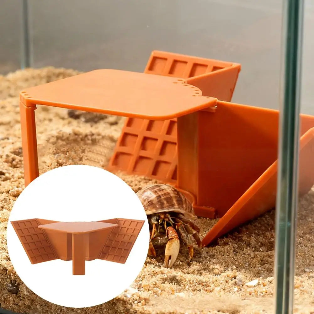 Eck-Tunnel für Einsiedlerkrebse und Aquarienbewohner als Versteck