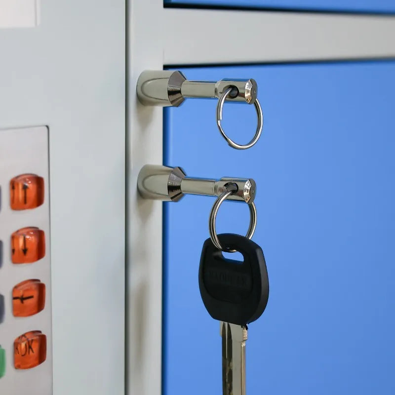 Magnetischer Taschen Schlüsselanhänger mit Eisenring für Büro und Reisen