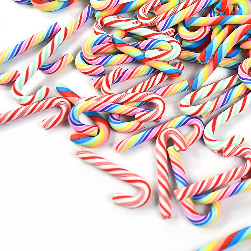 Mini Zuckerstangen für festliche Weihnachtsdekorationen und DIY Projekte