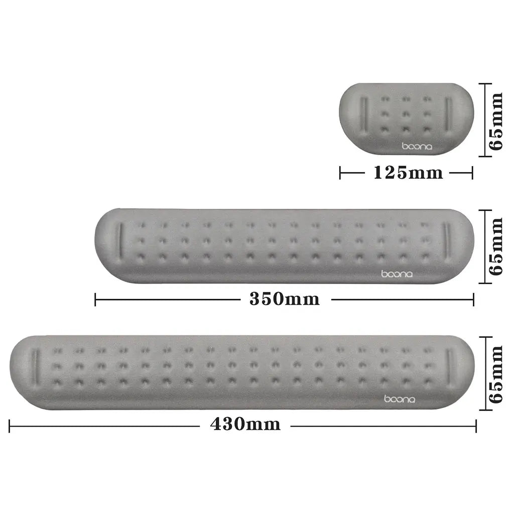 Handgelenkstütze aus Memory-Schaum mit Massagelöchern für Tastatur und Maus