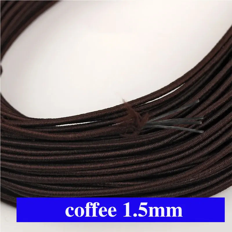 Buntes 1,5mm Gummiband für DIY Nähen Schmuck Bastelprojekte