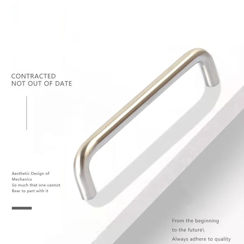 Edelstahl U-Typ Türgriff 8mm – Robust - Zeitlos für Möbel