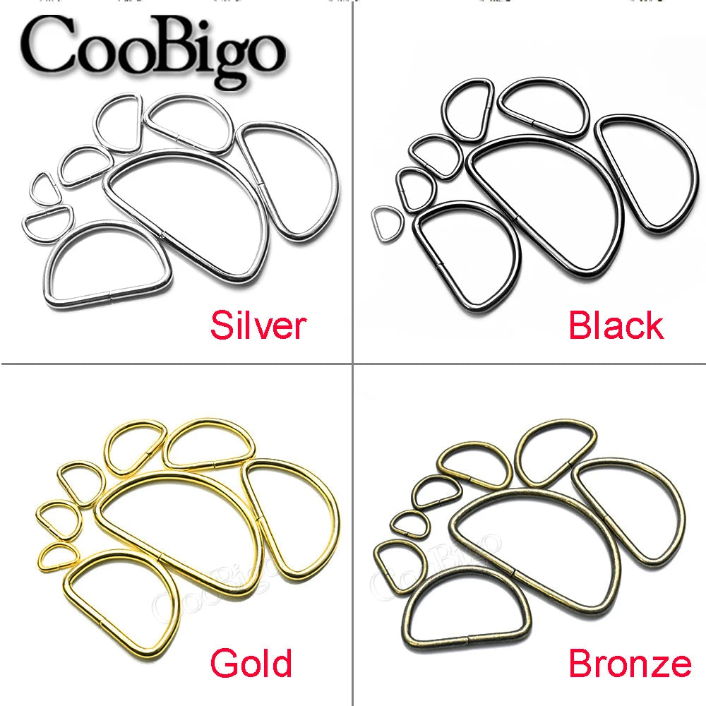 Metall D Ring Schnallen für DIY Taschengurt und Gürtel