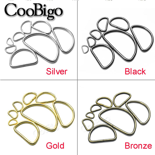 Metall D Ring Schnallen für DIY Taschengurt und Gürtel