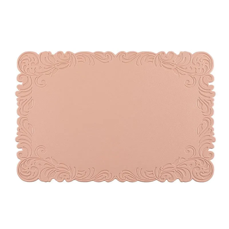 Elegante PU Kunstleder Tischsets für Innen und Außenbereiche