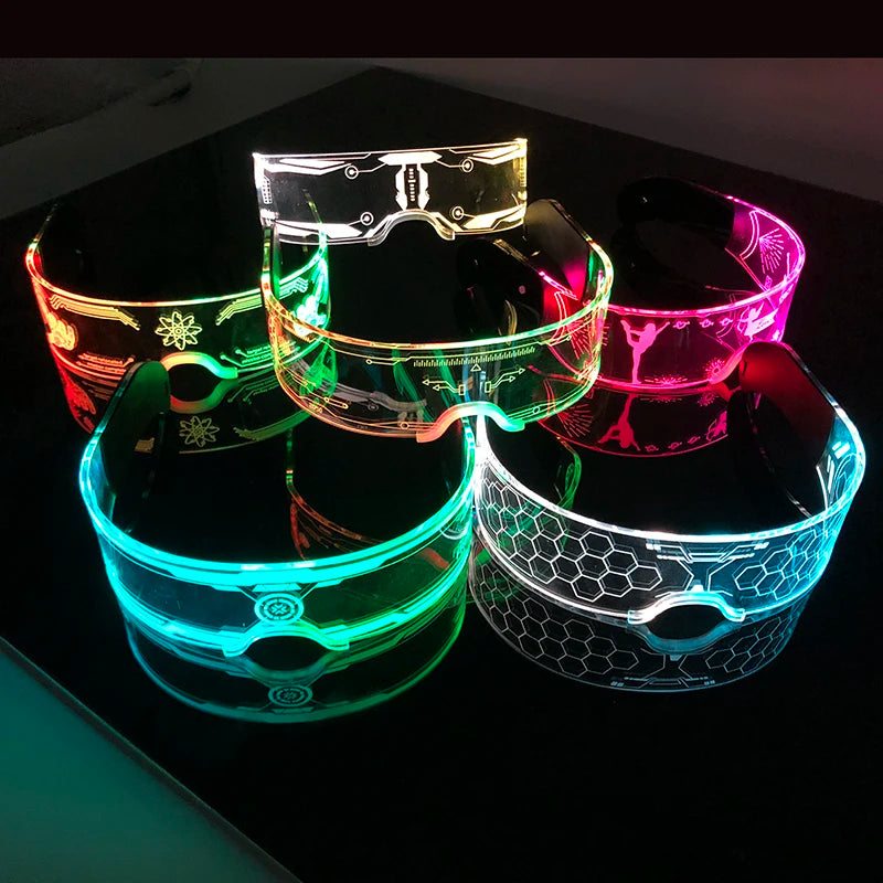 Leuchtende LED Partybrille mit Farbwechsel für unvergessliche Feste