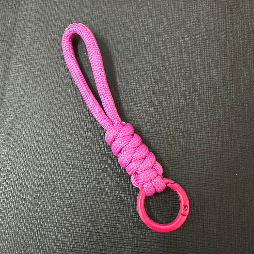 12 cm Paracord Schlüsselbund Handgelenk Gürtel Clip Überlebenswerkzeug