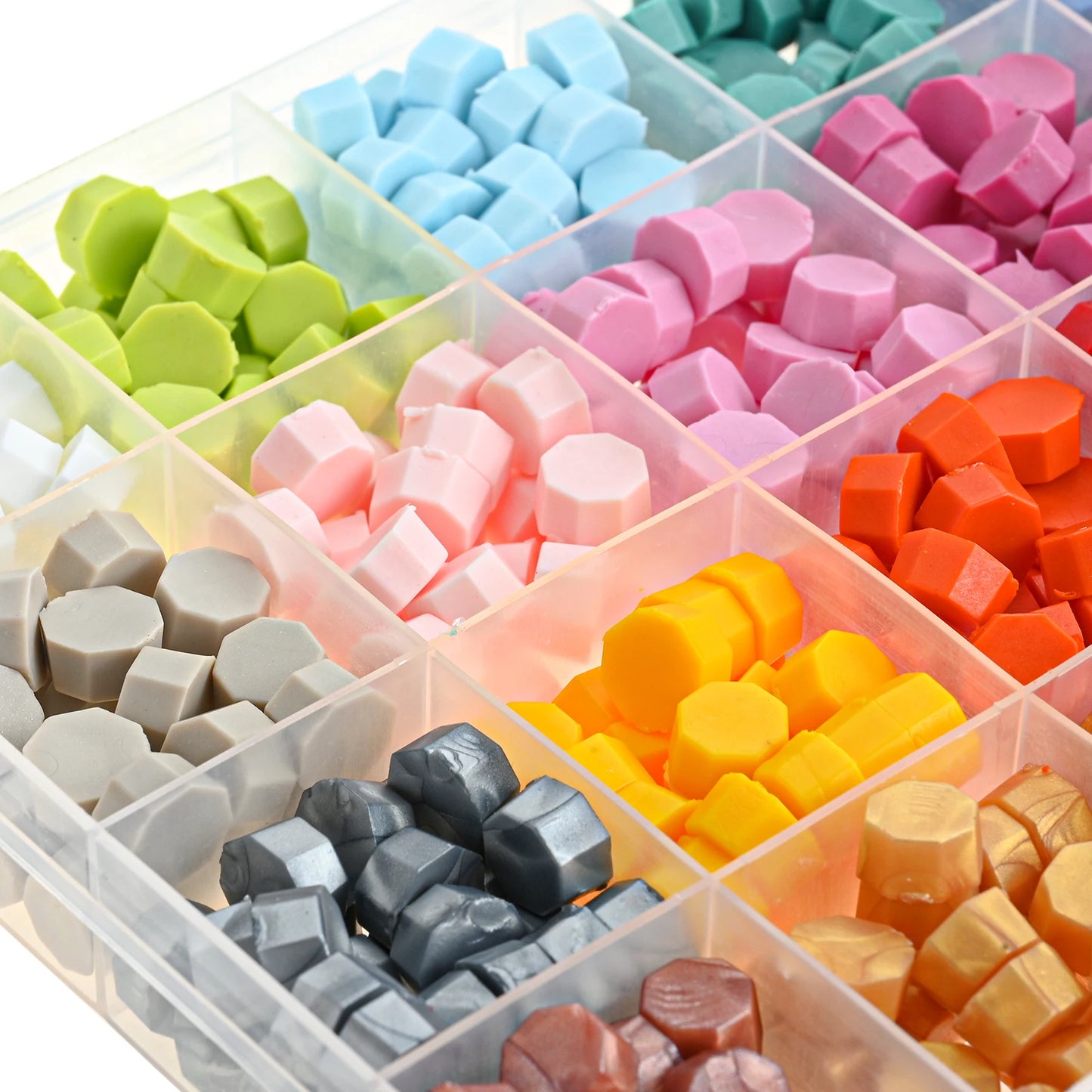 Umfangreiches Siegelwachs Set 24 Farben für kreative Dekorationen