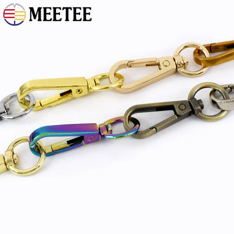 13x50mm Metall Karabiner Clips Schnallen Schlüsselringe 5 10 20 Stück