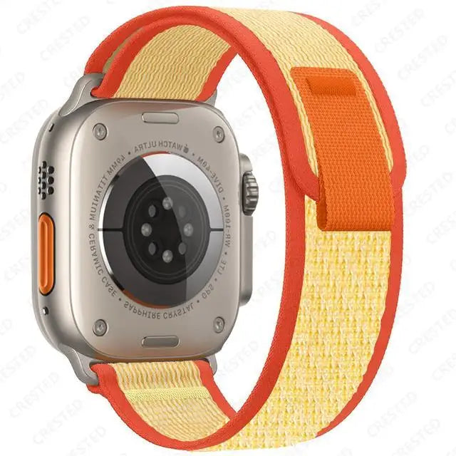 Nylon Trail-Loop Armband kompatibel für Smartwatches 38-49 mm Unisex